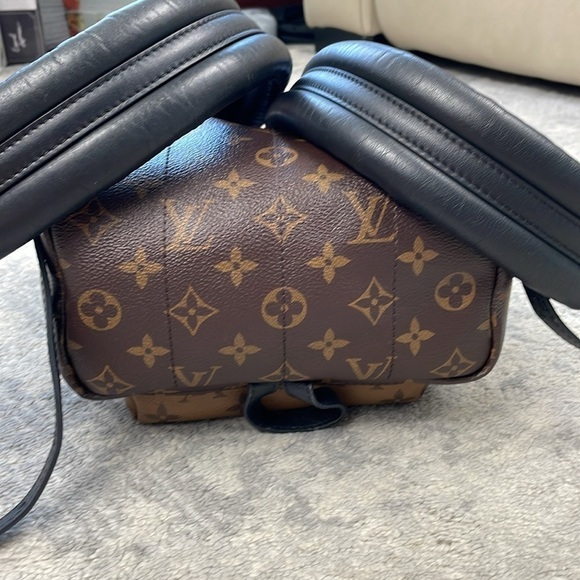 Louis Vuitton Reverse Monogram Palm Springs Backpack PM Brown Logo - Picture 8 of 17